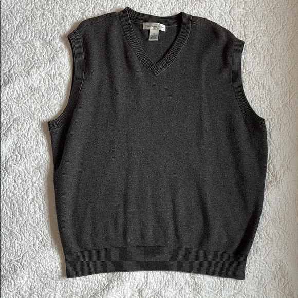 Cypress Links Other - Classic V-Neck Charcoal Sweater Vest